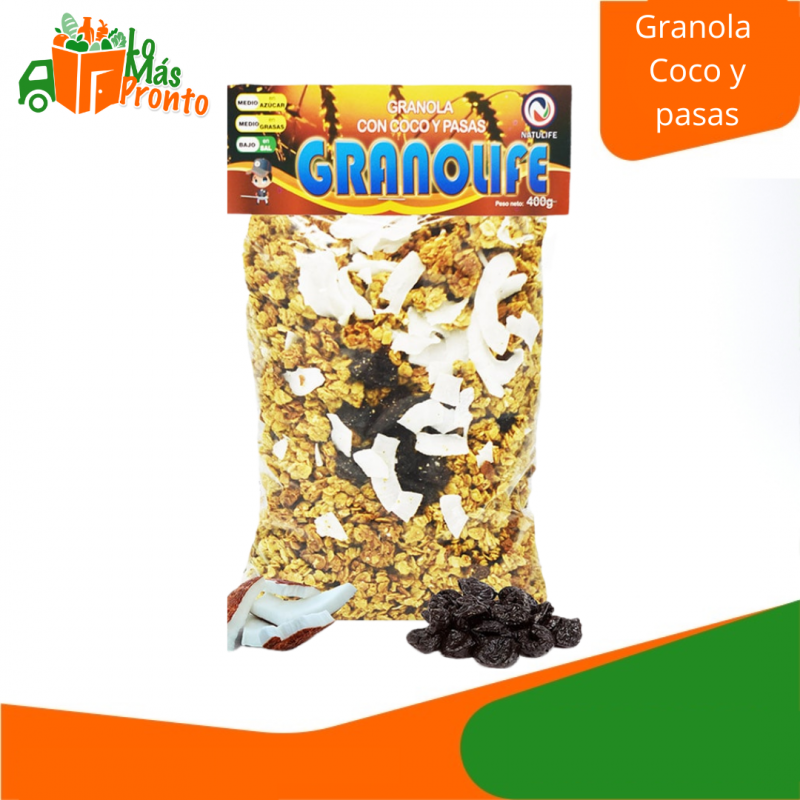 GRANOLA COCO Y PASAS